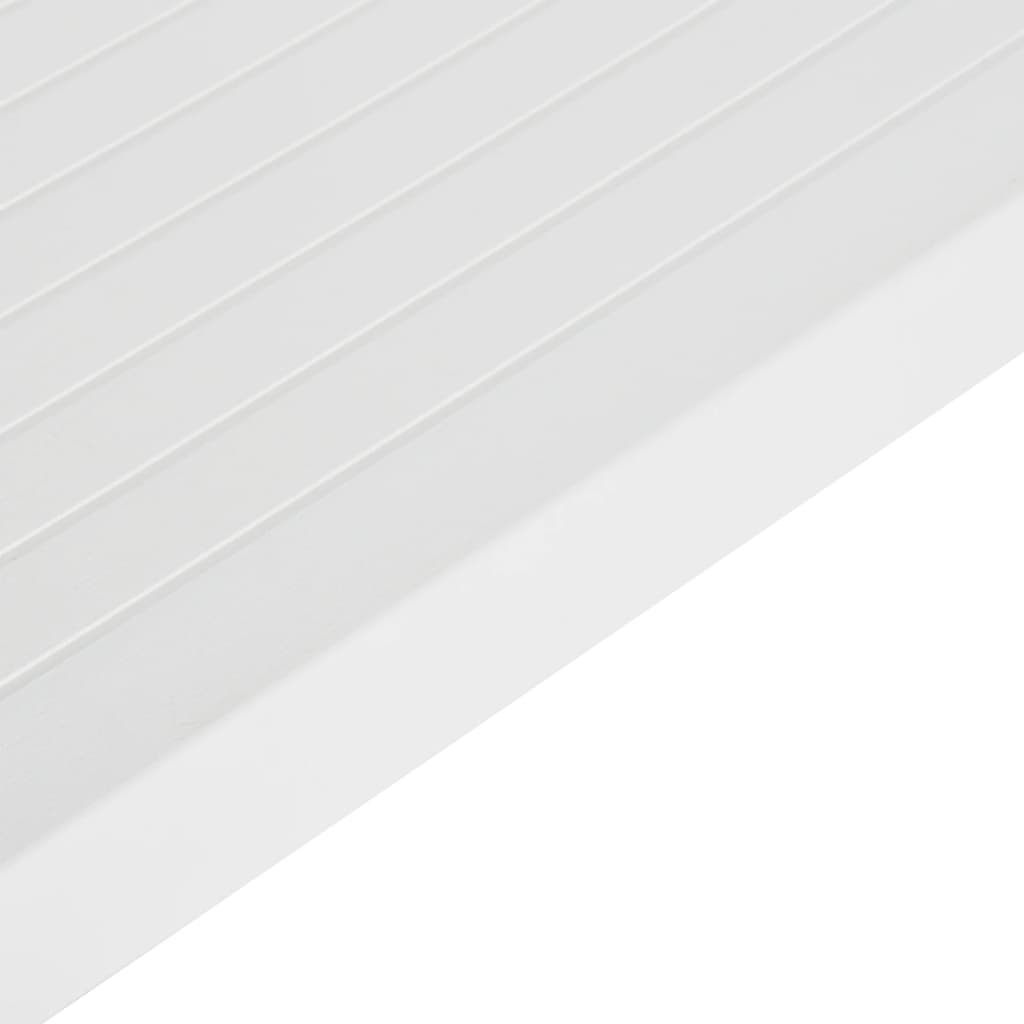 Masă de grădină, alb, 150x90x72 cm, PP - Lando