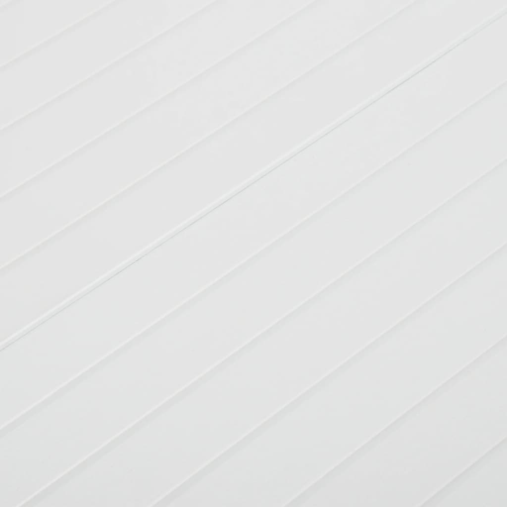Masă de grădină, alb, 150x90x72 cm, PP - Lando
