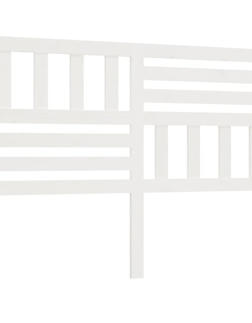 Încărcați imaginea în vizualizatorul Galerie, Tăblie de pat, alb, 166x4x100 cm, lemn masiv de pin - Lando
