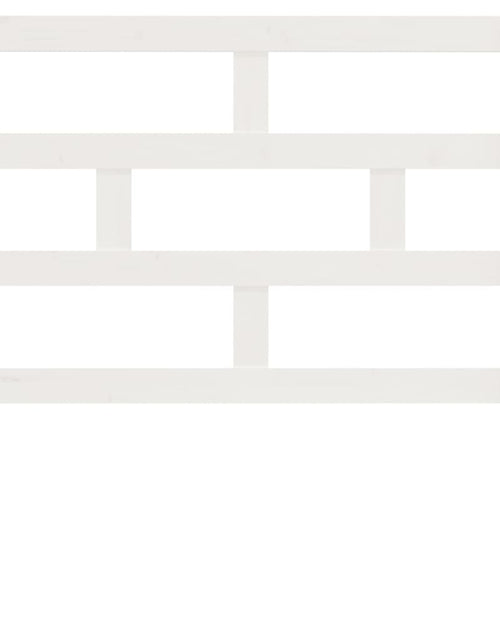 Încărcați imaginea în vizualizatorul Galerie, Tăblie de pat, alb, 96x4x100 cm, lemn masiv de pin - Lando
