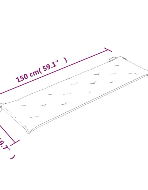 Загрузите изображение в средство просмотра галереи, Bancă Batavia cu pernă roșie, 150 cm, lemn masiv de tec - Lando
