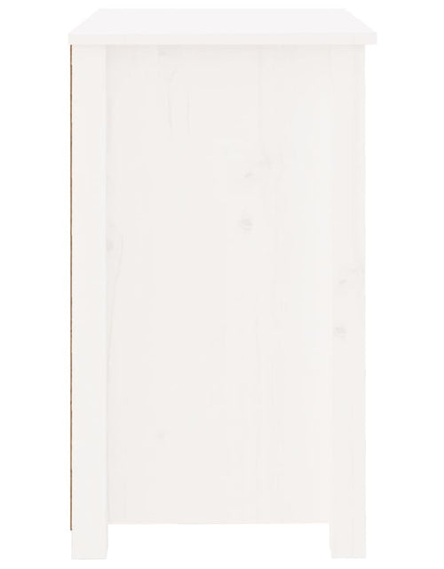 Încărcați imaginea în vizualizatorul Galerie, Noptieră, alb, 50x35x61,5 cm, lemn masiv de pin - Lando
