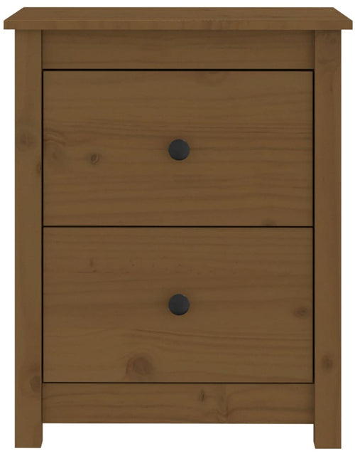 Încărcați imaginea în vizualizatorul Galerie, Noptiere, 2 buc, maro miere, 50x35x61,5 cm, lemn masiv de pin - Lando
