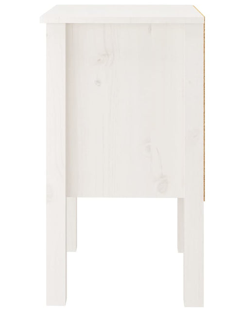 Загрузите изображение в средство просмотра галереи, Noptieră, alb, 40x35x61,5 cm, lemn masiv de pin - Lando
