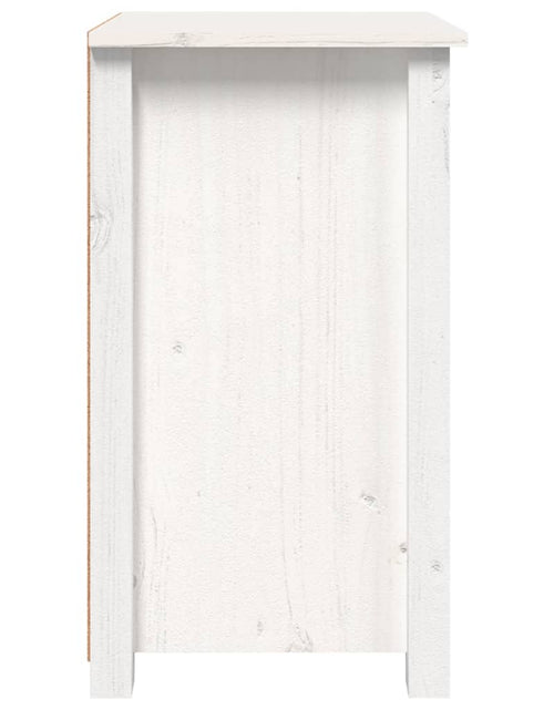 Încărcați imaginea în vizualizatorul Galerie, Noptieră, alb, 40x35x61,5 cm, lemn masiv de pin - Lando
