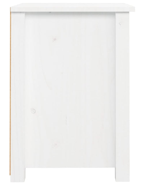 Загрузите изображение в средство просмотра галереи, Noptieră, alb, 40x35x49 cm, lemn masiv de pin - Lando
