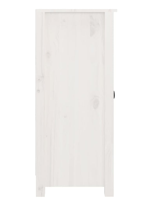 Încărcați imaginea în vizualizatorul Galerie, Servantă, alb, 40x35x80 cm, lemn masiv de pin Lando - Lando
