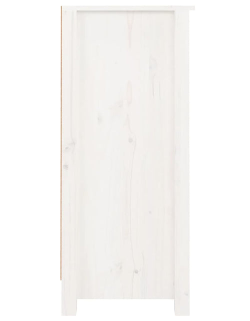 Încărcați imaginea în vizualizatorul Galerie, Servante, 2 buc., alb, 40x35x80 cm, lemn masiv de pin Lando - Lando
