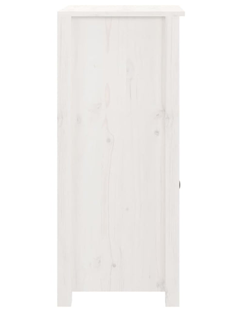 Încărcați imaginea în vizualizatorul Galerie, Servantă, alb, 40x35x80 cm, lemn masiv de pin Lando - Lando
