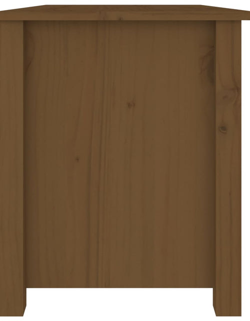 Încărcați imaginea în vizualizatorul Galerie, Bancă pentru pantofi, maro miere, 70x38x45,5 cm, lemn masiv pin Lando - Lando
