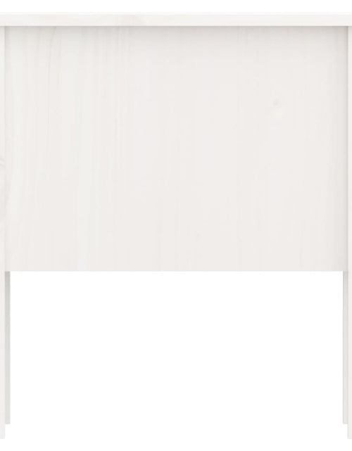 Загрузите изображение в средство просмотра галереи, Mese laterale, 2 buc., alb, 50x50x49 cm, lemn masiv de pin Lando - Lando
