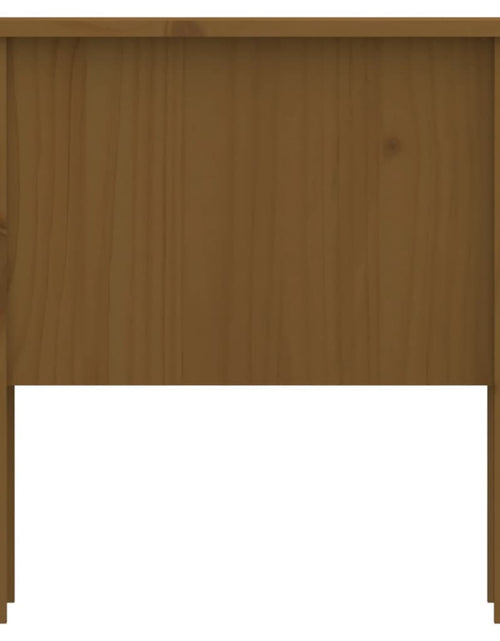 Загрузите изображение в средство просмотра галереи, Masă laterală, maro miere, 50x50x49 cm, lemn masiv de pin Lando - Lando
