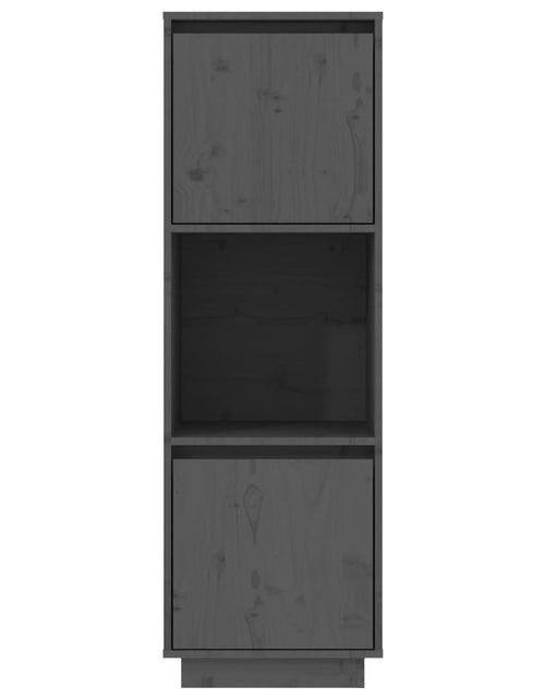 Încărcați imaginea în vizualizatorul Galerie, Dulap înalt, gri, 38x35x117 cm, lemn masiv de pin Lando - Lando
