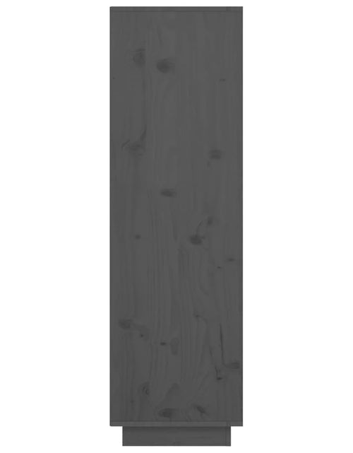 Încărcați imaginea în vizualizatorul Galerie, Dulap înalt, gri, 38x35x117 cm, lemn masiv de pin Lando - Lando

