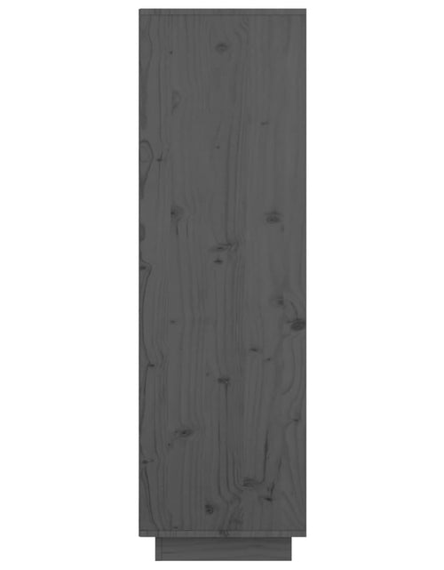 Загрузите изображение в средство просмотра галереи, Dulap înalt, gri, 74x35x117 cm, lemn masiv de pin Lando - Lando
