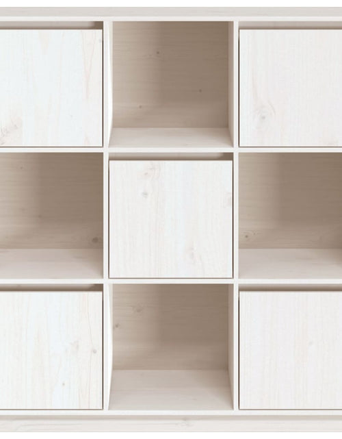 Загрузите изображение в средство просмотра галереи, Dulap înalt, alb, 110,5x35x117 cm, lemn masiv de pin Lando - Lando
