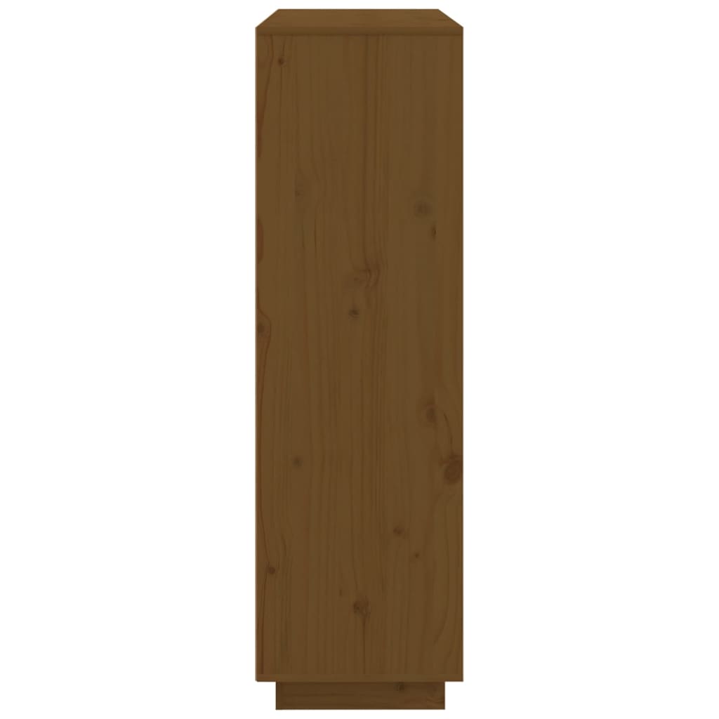 Dulap înalt, maro miere, 110,5x35x117 cm, lemn masiv de pin Lando - Lando