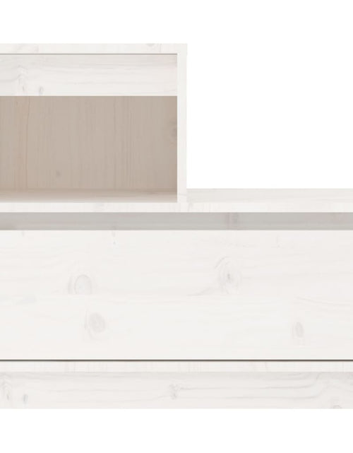 Загрузите изображение в средство просмотра галереи, Noptieră, alb, 60x34x51 cm, lemn masiv de pin - Lando
