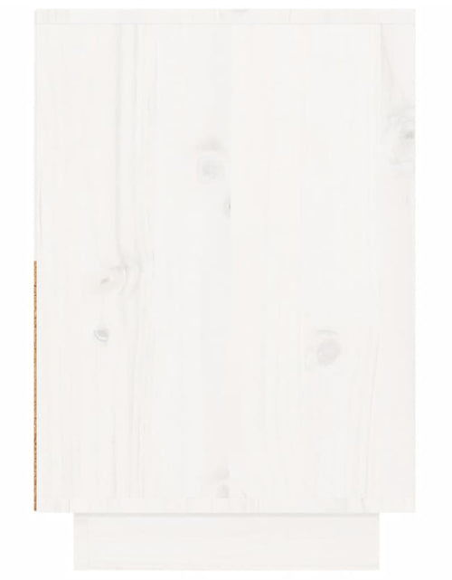 Încărcați imaginea în vizualizatorul Galerie, Noptieră, alb, 60x34x51 cm, lemn masiv de pin - Lando
