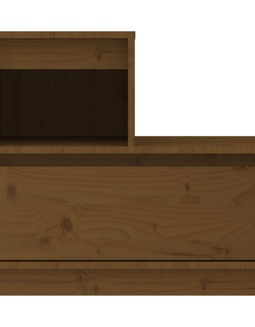 Încărcați imaginea în vizualizatorul Galerie, Noptieră, maro miere, 60x34x51 cm, lemn masiv de pin - Lando
