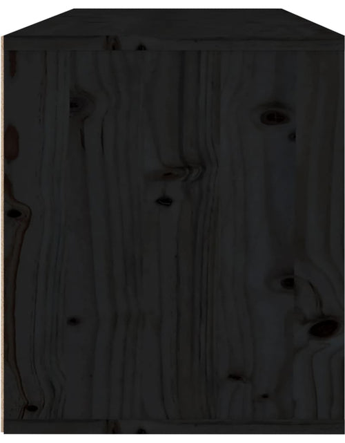 Încărcați imaginea în vizualizatorul Galerie, Comode TV, 3 buc., negru, lemn masiv de pin Lando - Lando
