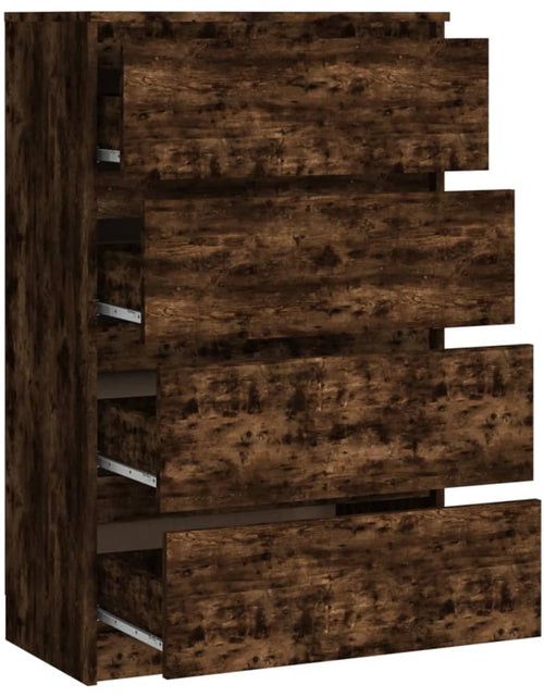 Încărcați imaginea în vizualizatorul Galerie, Servantă, stejar fumuriu, 60x35x98,5 cm, lemn prelucrat - Lando
