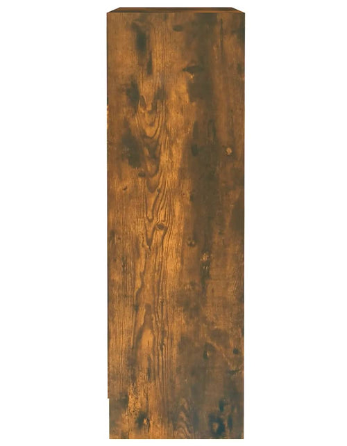 Încărcați imaginea în vizualizatorul Galerie, Bibliotecă, stejar fumuriu, 60x24x74,5 cm, lemn prelucrat Lando - Lando
