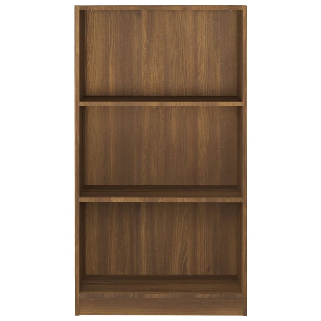 Bibliotecă, stejar maro, 60x24x109 cm, lemn prelucrat Lando - Lando