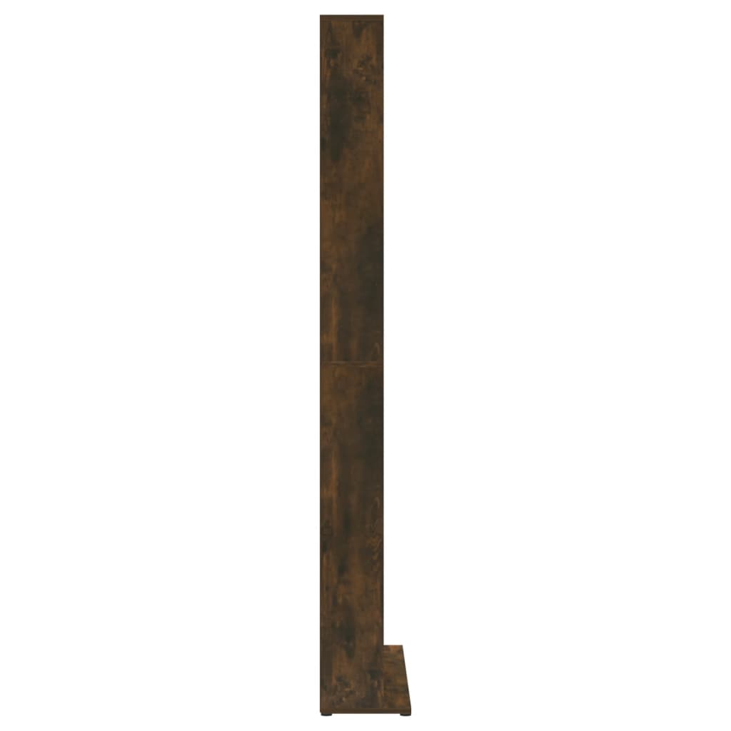Dulap CD-uri, stejar fumuriu, 102x23x177,5 cm, lemn prelucrat - Lando