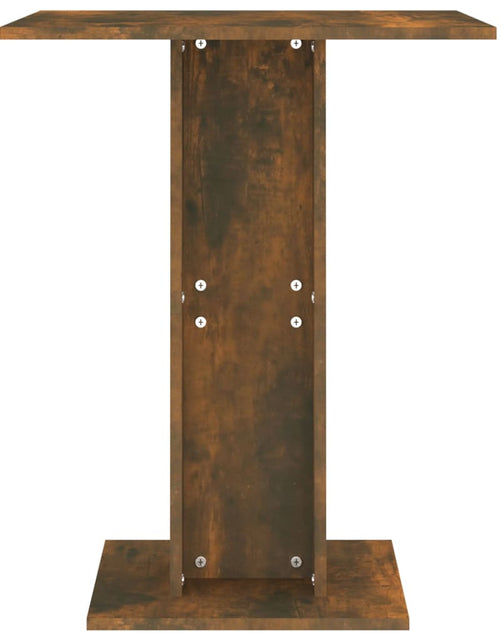 Încărcați imaginea în vizualizatorul Galerie, Măsuță bistro, stejar fumuriu, 60x60x75 cm, lemn prelucrat - Lando
