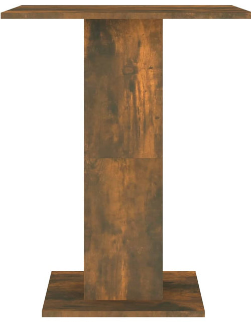 Загрузите изображение в средство просмотра галереи, Măsuță bistro, stejar fumuriu, 60x60x75 cm, lemn prelucrat - Lando
