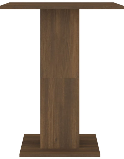 Загрузите изображение в средство просмотра галереи, Măsuță bistro, stejar maro, 60x60x75 cm, lemn prelucrat - Lando
