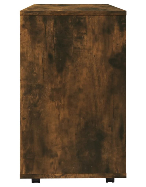 Загрузите изображение в средство просмотра галереи, Măsuță laterală, stejar fumuriu, 70x35x55 cm, lemn prelucrat - Lando
