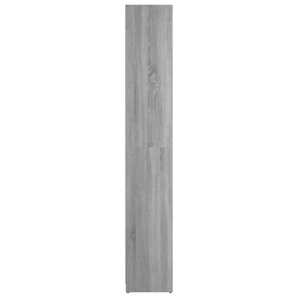 Dulap de baie, sonoma gri, 30x30x183,5 cm, lemn prelucrat - Lando