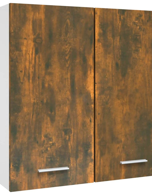 Încărcați imaginea în vizualizatorul Galerie, Dulap suspendat, stejar maro, 60x31x60 cm, lemn prelucrat - Lando
