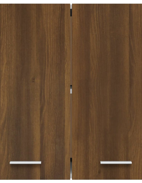 Загрузите изображение в средство просмотра галереи, Dulap suspendat, stejar maro, 60x31x60 cm, lemn prelucrat - Lando
