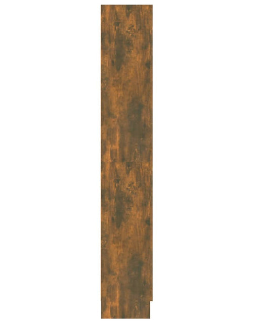 Încărcați imaginea în vizualizatorul Galerie, Bibliotecă, stejar fumuriu, 82,5x30,5x185,5 cm, lemn prelucrat Lando - Lando
