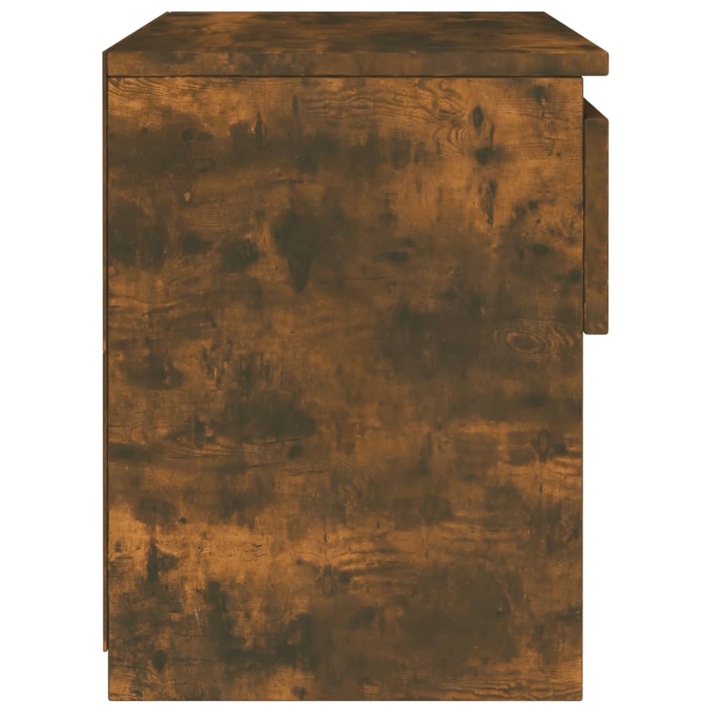 Noptieră, stejar fumuriu, 40x30x39 cm, lemn prelucrat - Lando