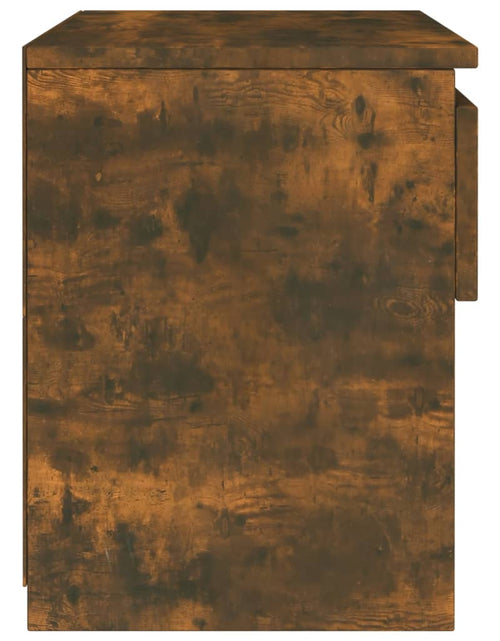 Загрузите изображение в средство просмотра галереи, Noptiere, 2 buc., stejar afumat,40x30x39 cm, lemn prelucrat - Lando
