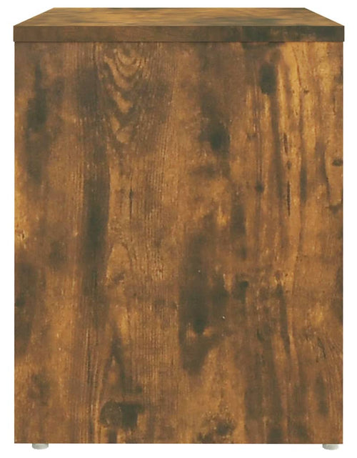 Загрузите изображение в средство просмотра галереи, Noptiere, 2 buc., stejar afumat, 40x30x40 cm, lemn prelucrat - Lando
