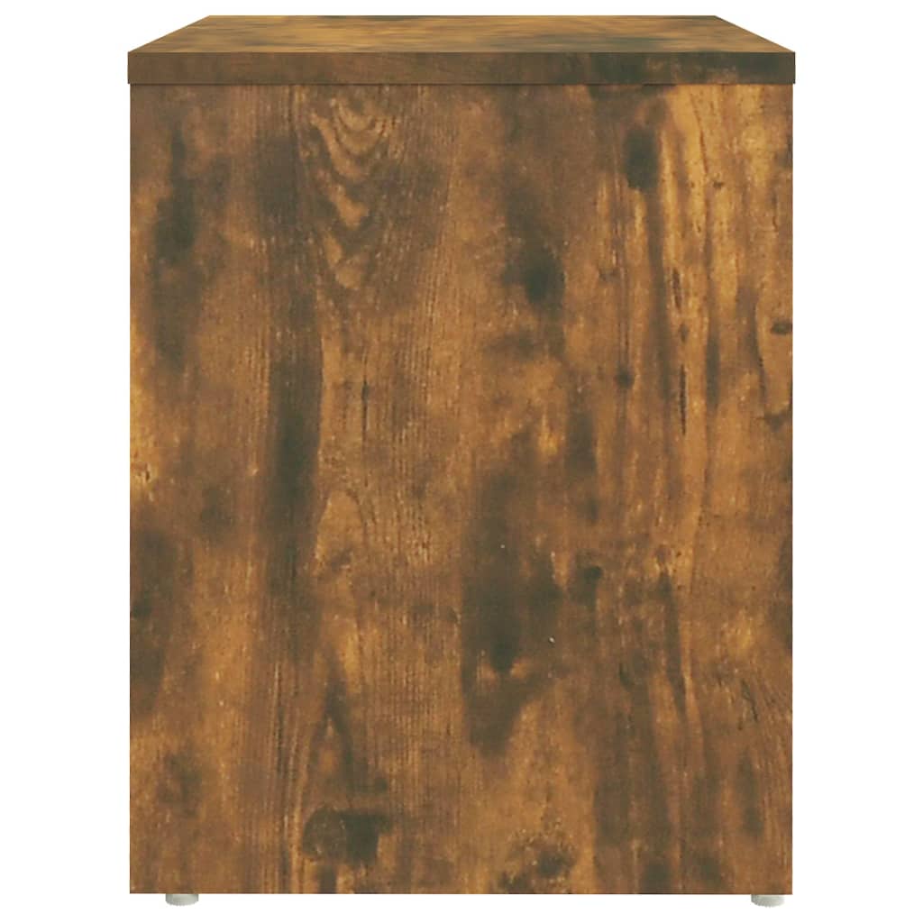 Noptiere, 2 buc., stejar afumat, 40x30x40 cm, lemn prelucrat - Lando