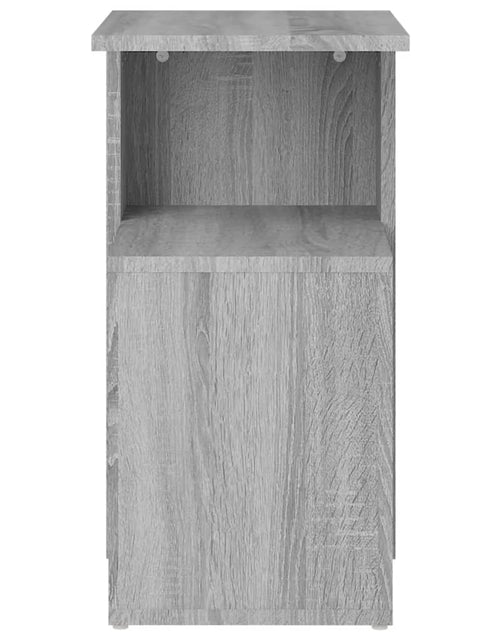 Încărcați imaginea în vizualizatorul Galerie, Măsuță laterală, sonoma gri, 36x30x56 cm, lemn prelucrat - Lando
