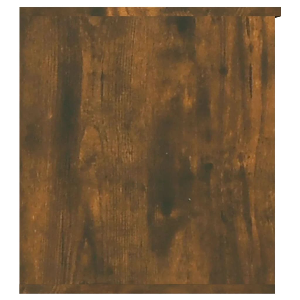 Cufăr de depozitare stejar fumuriu 84x42x46 cm lemn prelucrat - Lando