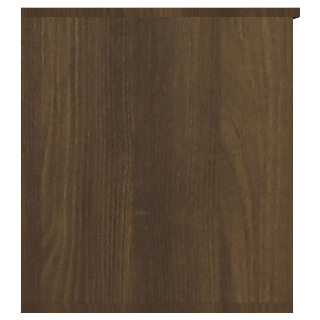 Cufăr de depozitare, stejar maro, 84x42x46 cm, lemn compozit - Lando