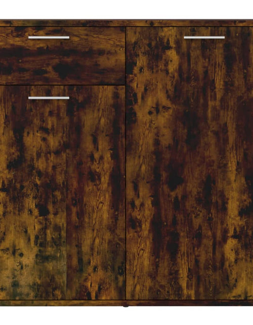 Încărcați imaginea în vizualizatorul Galerie, Servantă, stejar afumat, 80x36x75 cm, lemn compozit Lando - Lando
