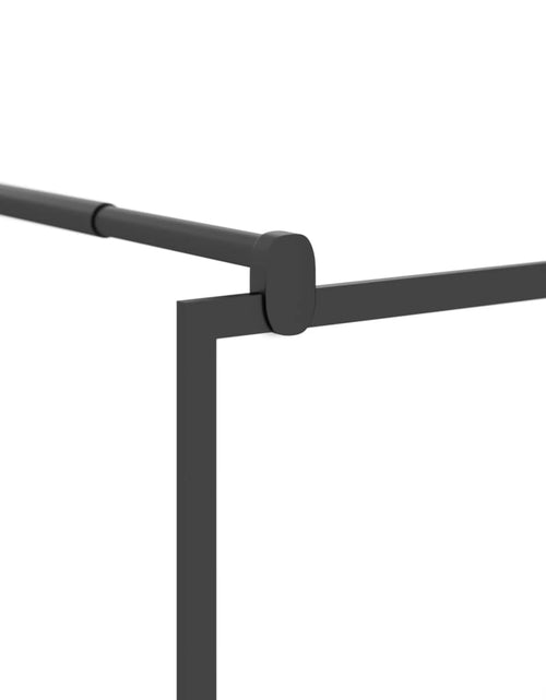 Încărcați imaginea în vizualizatorul Galerie, Paravan de duș walk-in negru 80x195 cm sticlă ESG model piatră - Lando
