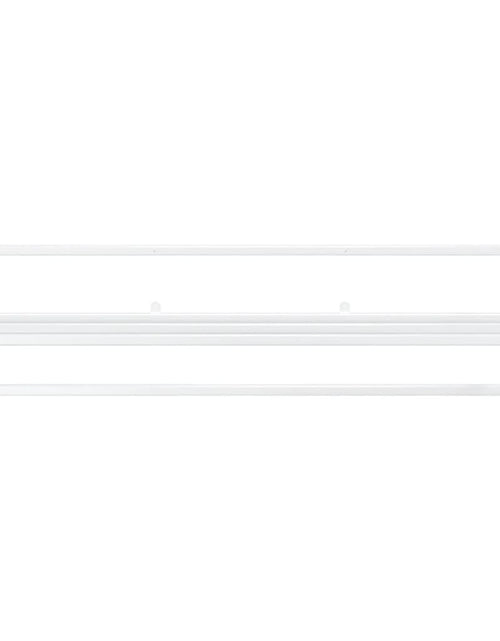 Încărcați imaginea în vizualizatorul Galerie, Suport pentru prosoape, alb, 95x25x22 cm, fier - Lando
