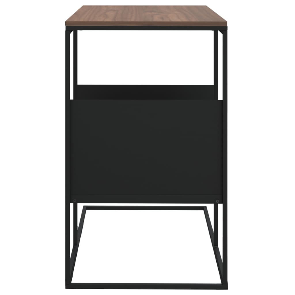 Masă laterală, negru, 55x36x59,5 cm, lemn compozit Lando - Lando