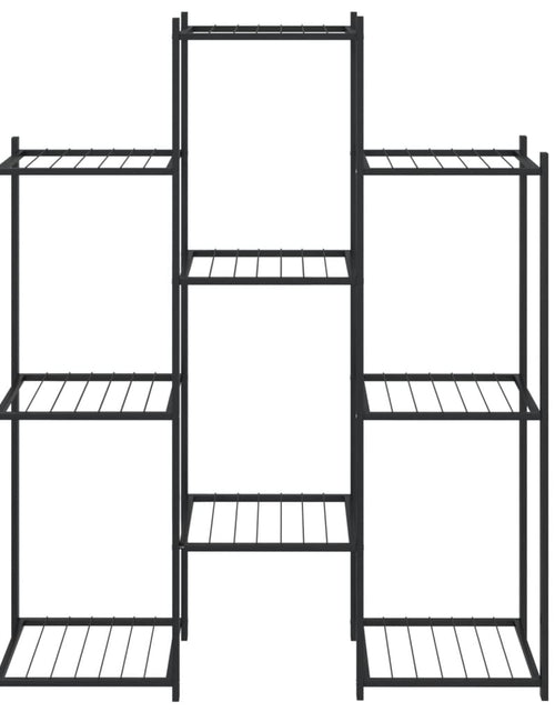 Загрузите изображение в средство просмотра галереи, Suport pentru flori, 83x25x100 cm, negru, fier Lando - Lando
