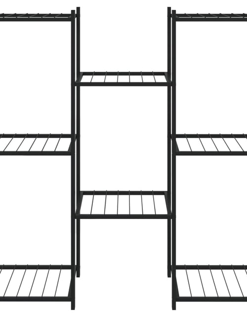 Загрузите изображение в средство просмотра галереи, Suport pentru flori, 83x25x80 cm, negru, fier Lando - Lando
